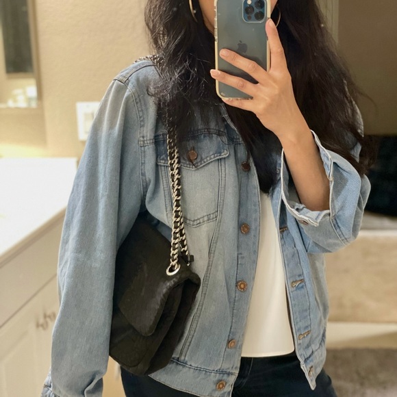 SOLD Chanel Camelia Denim Black Bag - Picture 17 of 17